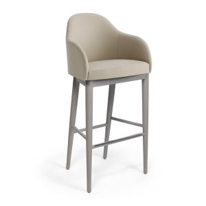 Greta Wooden Bar Stool with Arms