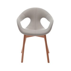 Sunny Fabric Wood Armchair