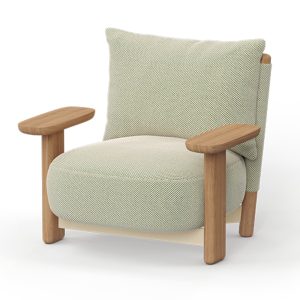 Milos Wood Lounge Chair