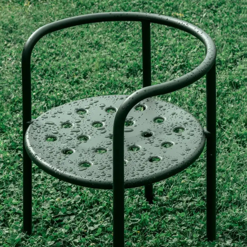 Roe Metal Armchair Roe Metal Armchair