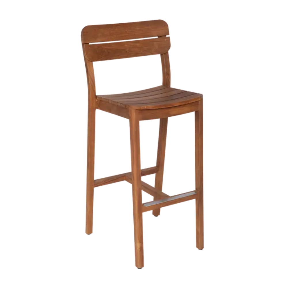 Lodge Teak Bar Stool Lodge Teak Bar Stool