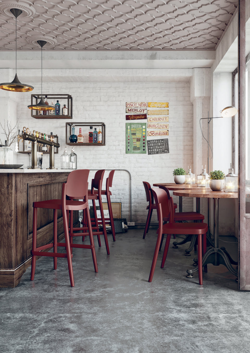 Piazza Bar Stool Piazza Bar Stool