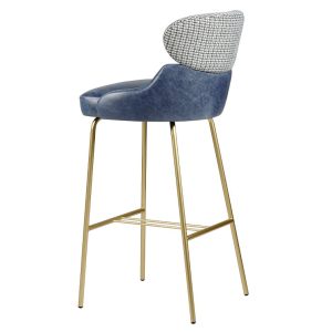 Diamond Steel Bar Stool