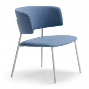 Wrap Steel 6C74 Low Armchair