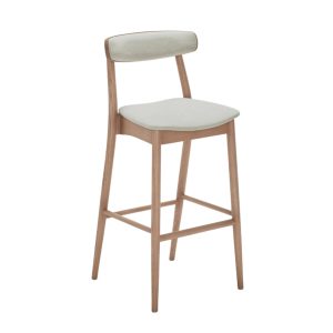 Abbey Bar Stool with Upholstered Back