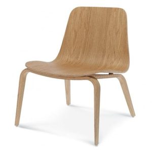 Hips Wooden Lounge Chair