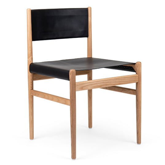 Leaf Side Chair With Leather Back Leaf Side Chair With Leather Back