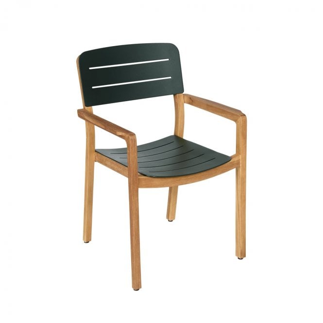 Lodge Teak and Aluminium Armchair Lodge Teak and Aluminium Armchair