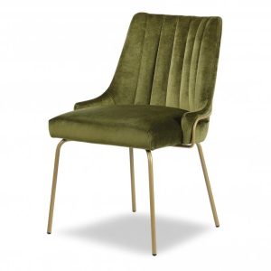 Louvre Fluted Tube Side Chair
