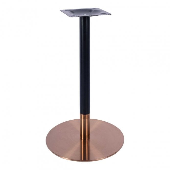 Zeus Rose Gold/Black Poseur Table Base Zeus Rose Gold/Black Poseur Table Base
