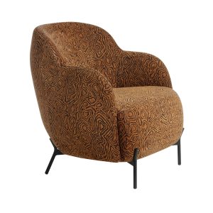 Glamour Metal Lounge Chair