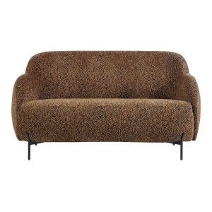 Glamour Metal 2 Seater Sofa